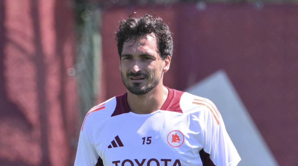 hummels AS Roma Training Session