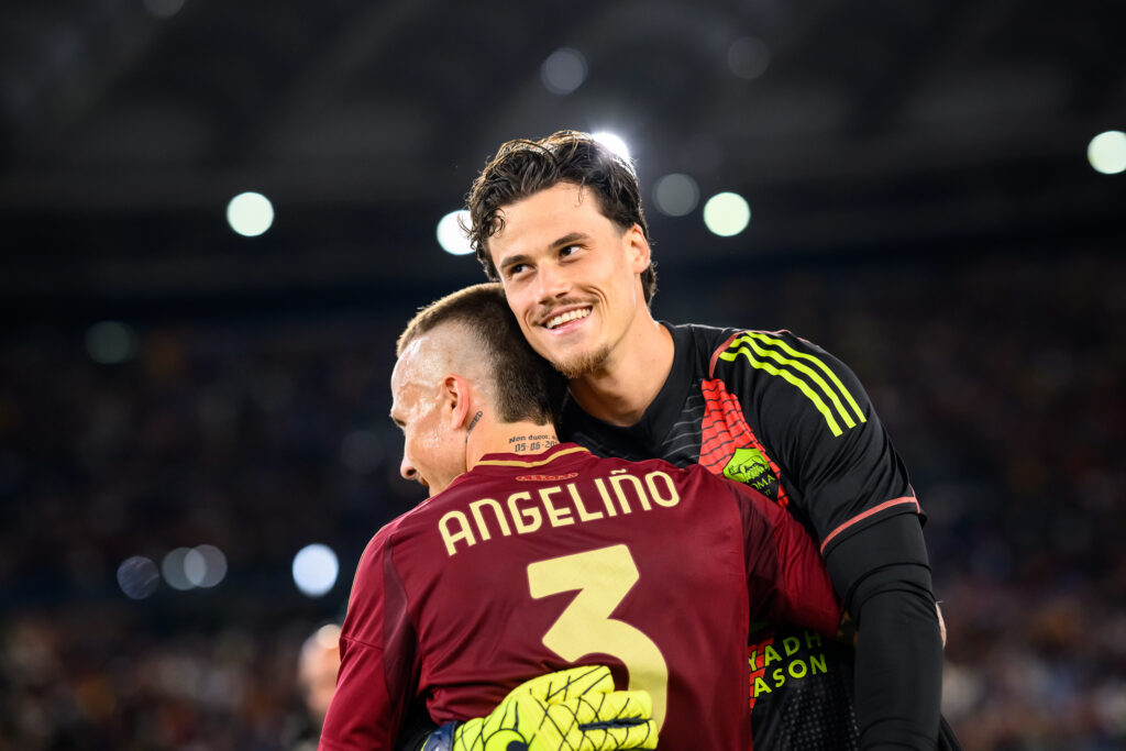 Svilar Angelino AS Roma v AC Milan - Serie A