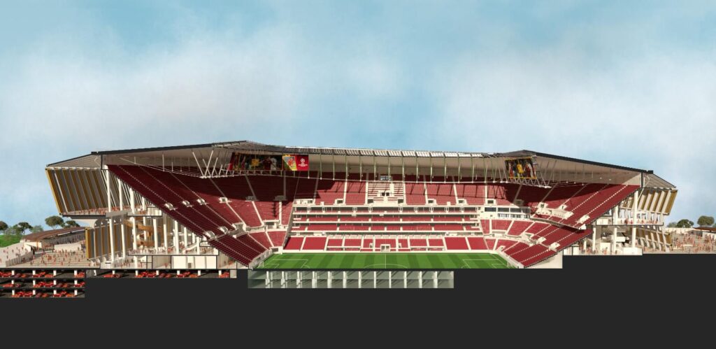 progetto nuovo stadio della roma pietralata