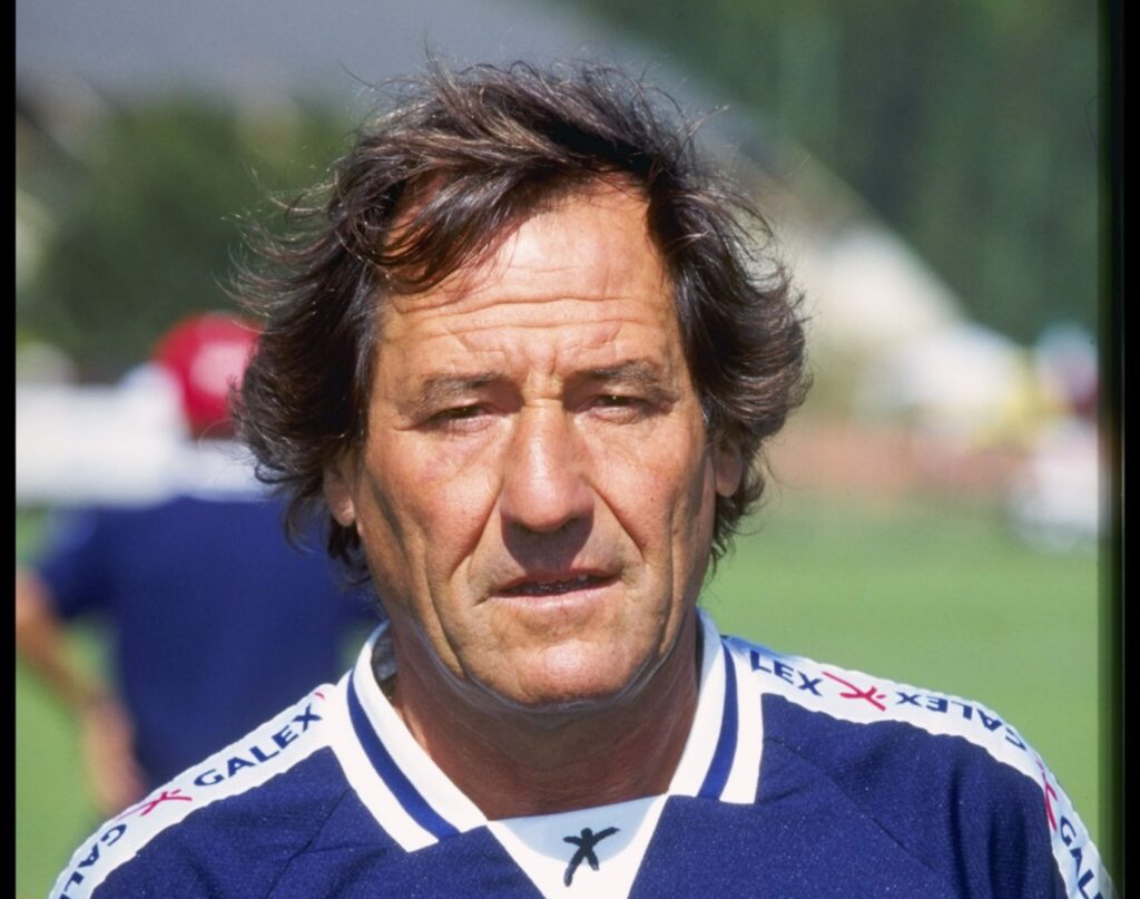 A portrait of Galeone the trainer of Perugia