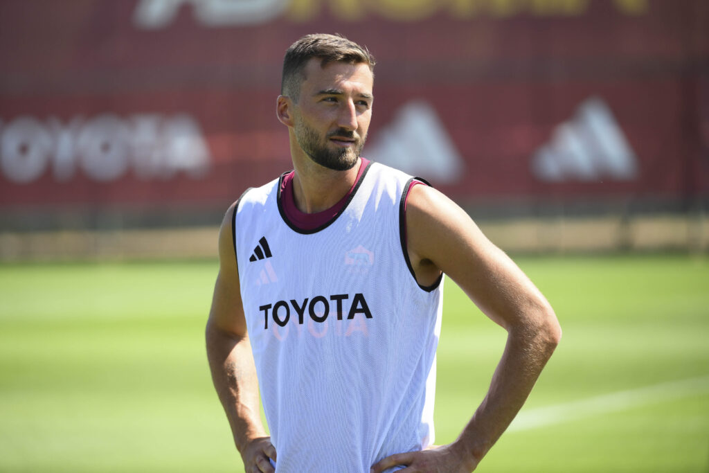 cristante AS Roma Training Session