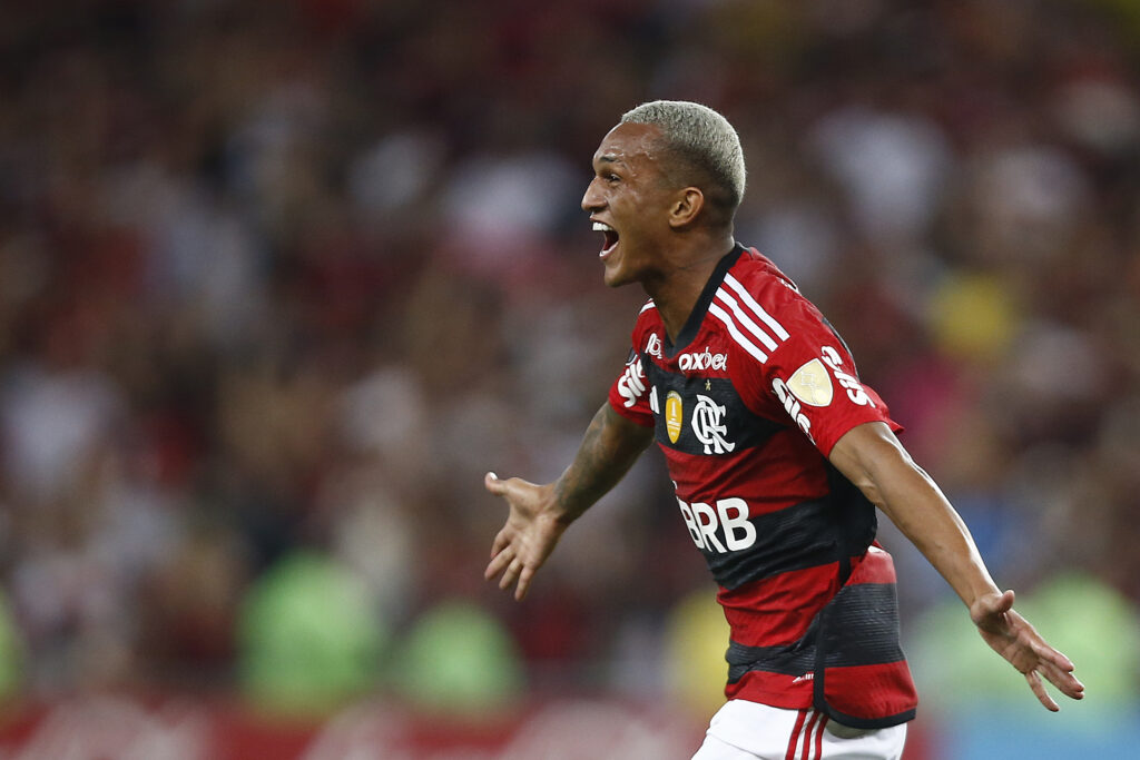 Wesley  Flamengo v Racing Club - Copa CONMEBOL Libertadores 2023