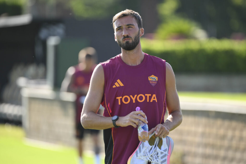 cristante AS Roma Training Camp