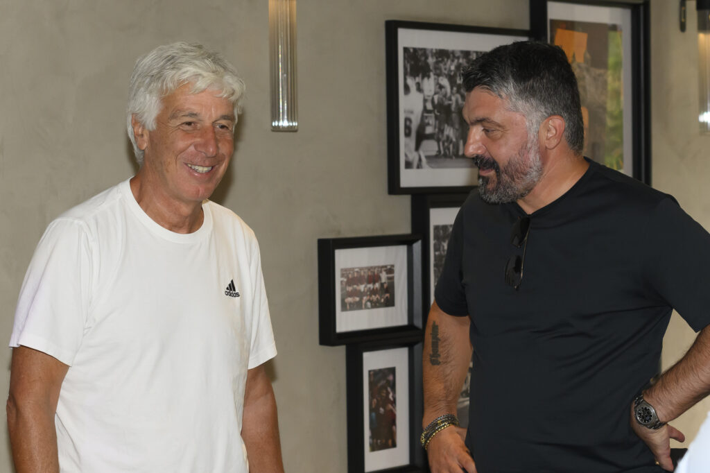 Italy Coach Gennaro Gattuso Visit AS Roma Training Center