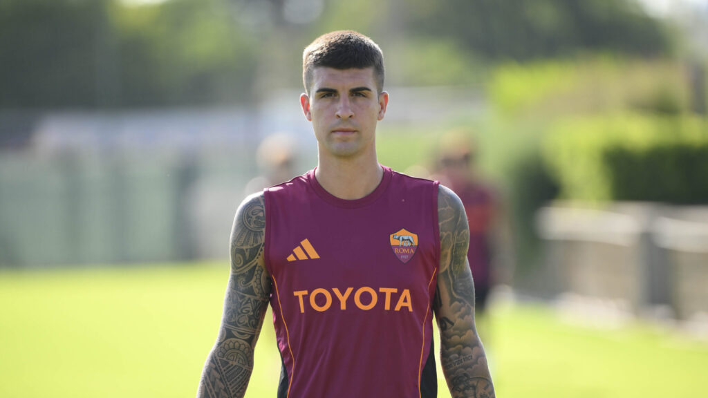 mancini AS Roma Training Camp