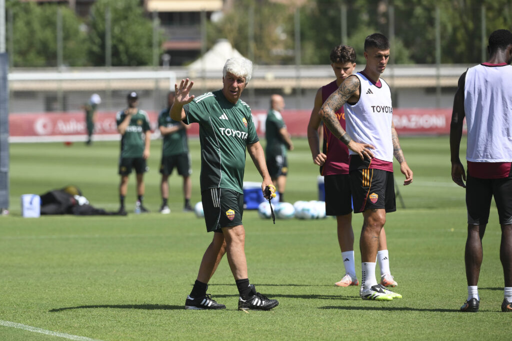 gasperini AS Roma Training Session