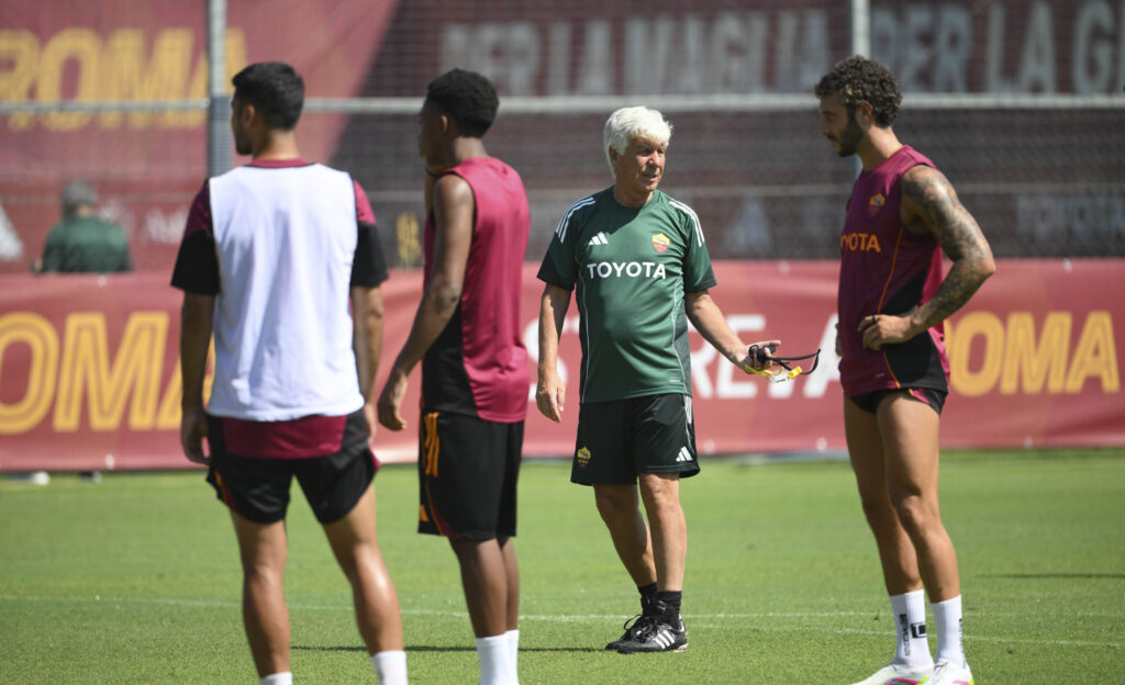 gasperini hermoso AS Roma Training Session