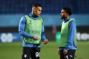 ederson scamacca Atalanta v Liverpool FC: Quarter-Final Second Leg - UEFA Europa League 2023/24