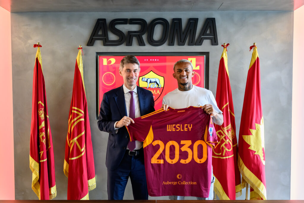 AS Roma Unveil New Signing Wesley