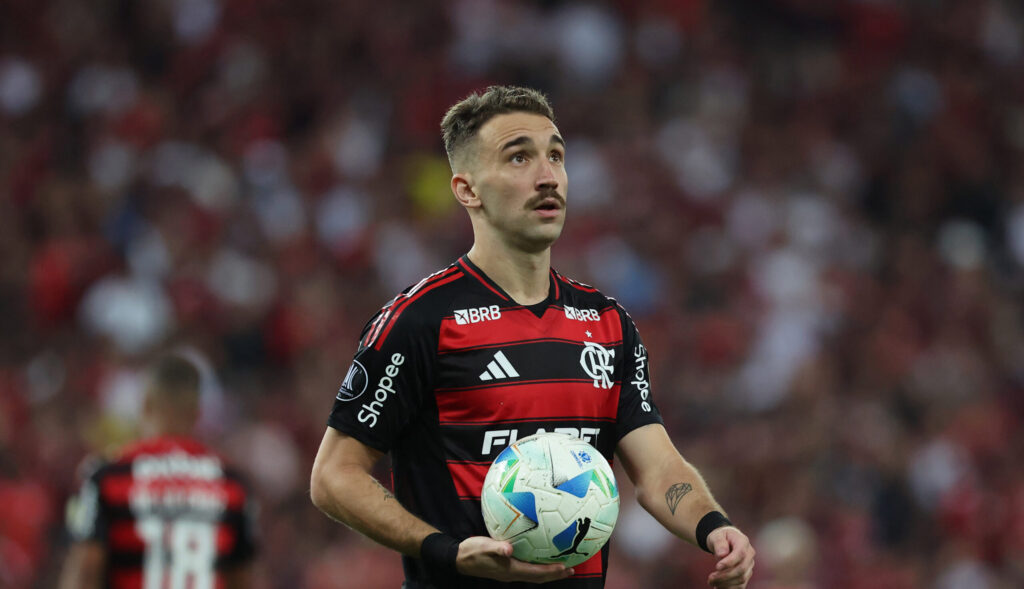 Leo Ortiz Flamengo v LDU Quito - Copa CONMEBOL Libertadores 2025