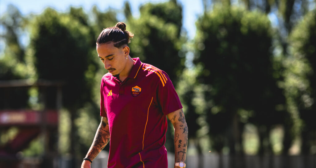 AS Roma Unveil New Signing Kostas Tsimikas