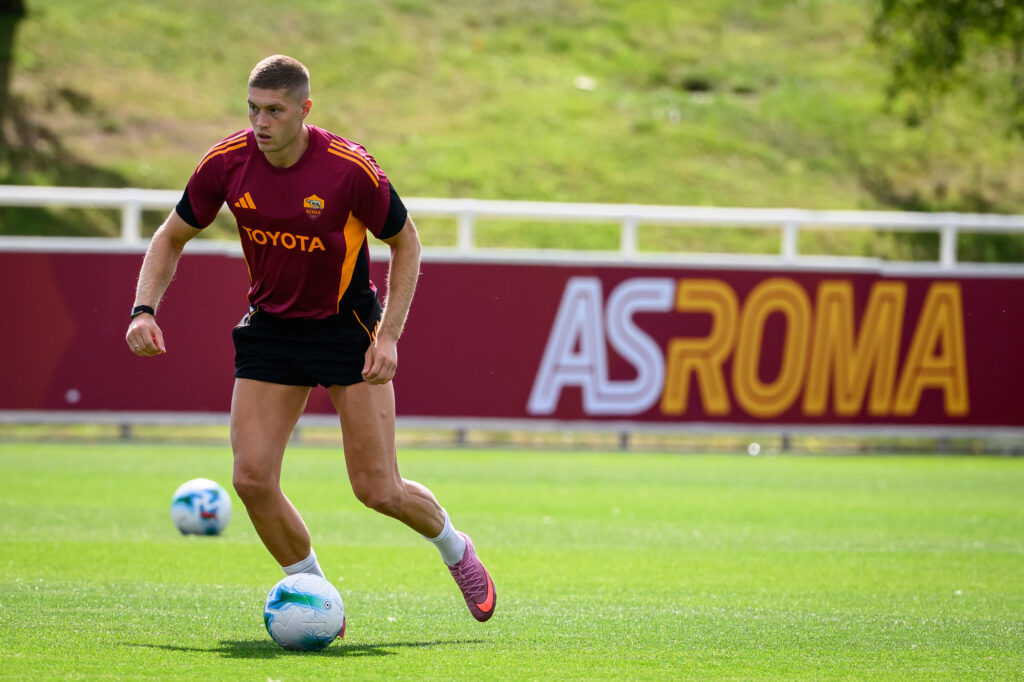 dovbyk AS Roma Training Session
