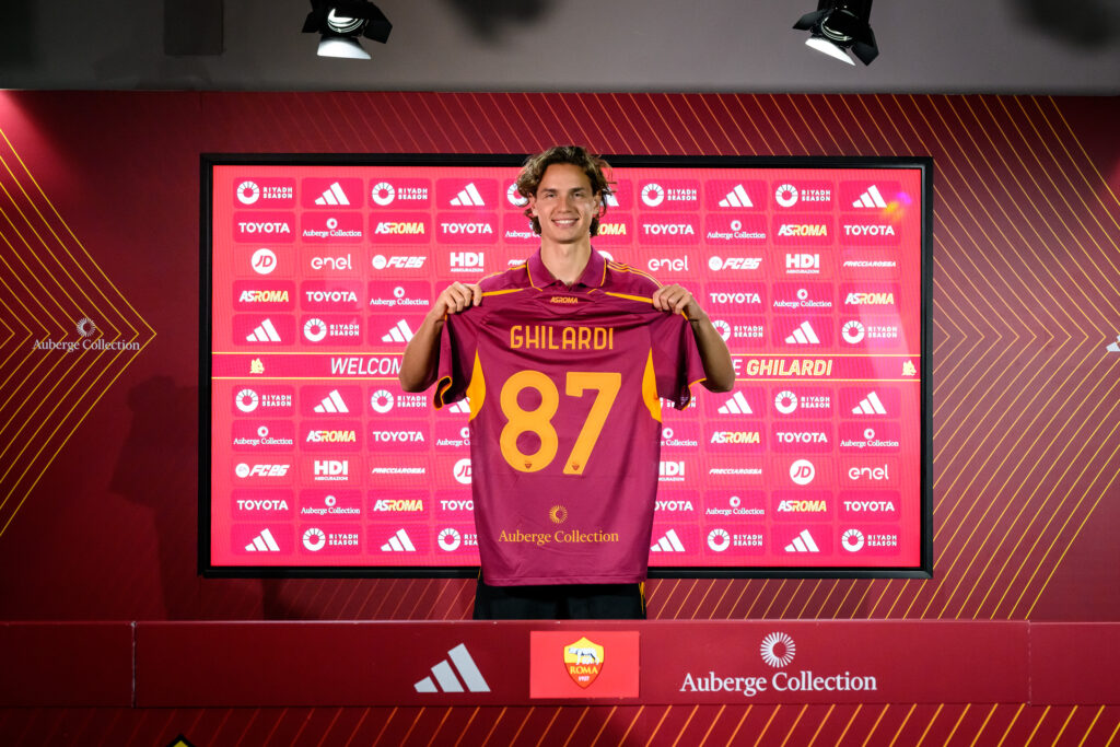 ghilardi AS Roma Unveil New Signing Daniele Ghilardi