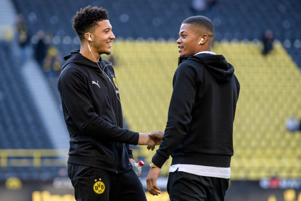 sancho bailey Borussia Dortmund v Bayer 04 Leverkusen - Bundesliga