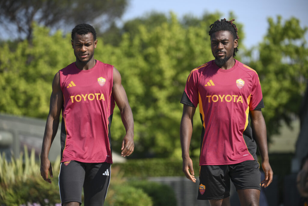 Kone Ndicka AS Roma Training Session