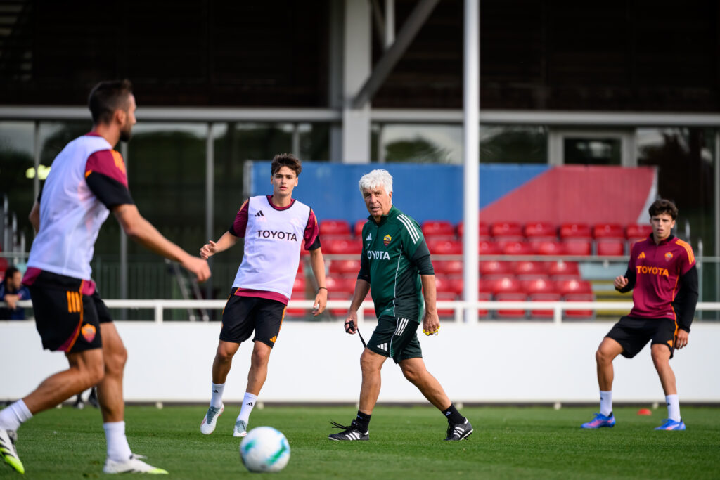 gasperini AS Roma Training Session