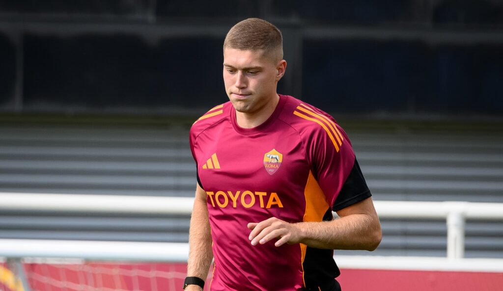 dovbyk AS Roma Training Session