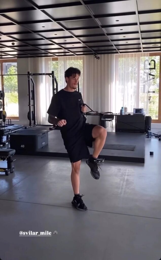 Svilar allenamento