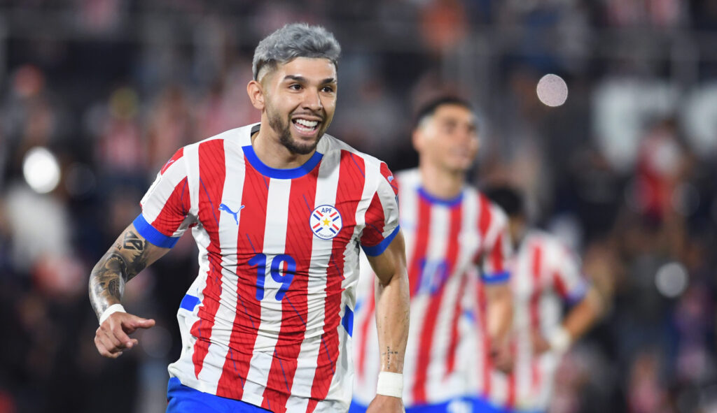Enciso Paraguay v Uruguay - FIFA World Cup 2026 Qualifier