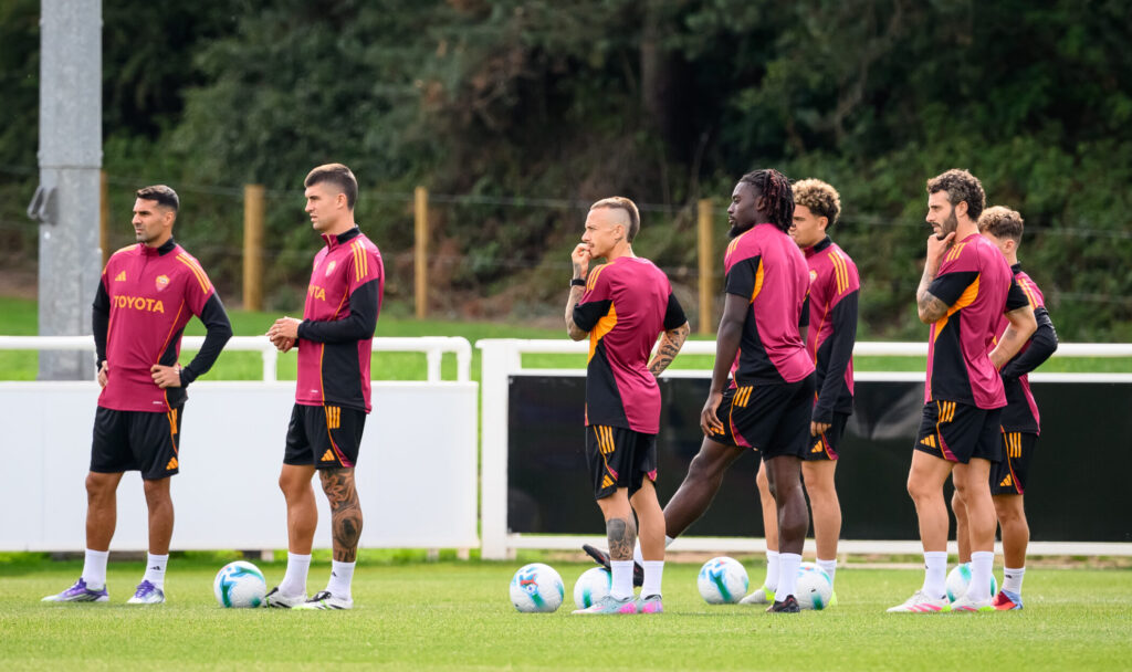 Allenamento AS Roma Training Session