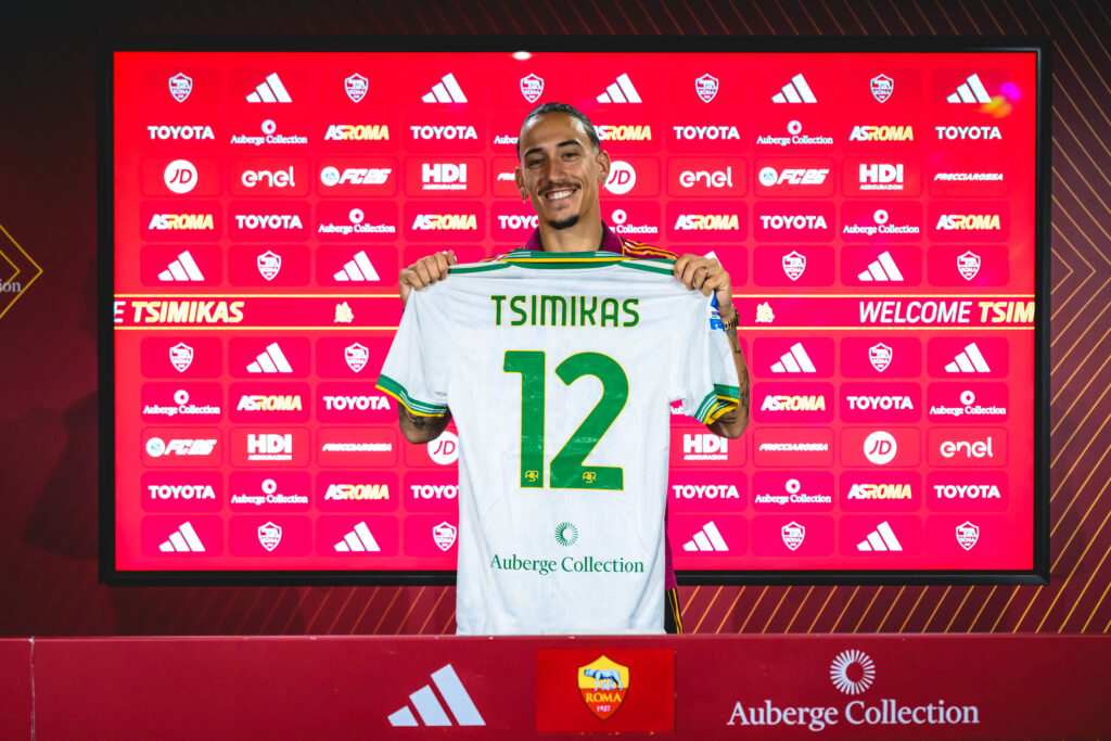 AS Roma Unveil New Signing Kostas Tsimikas