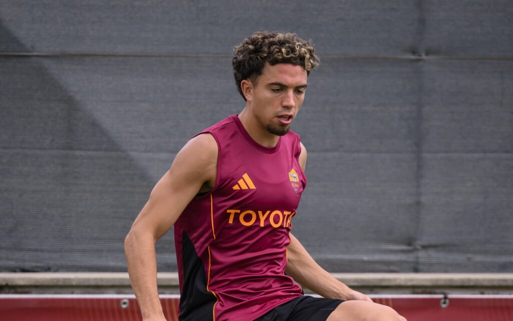 el Aynaoui AS Roma Training Session