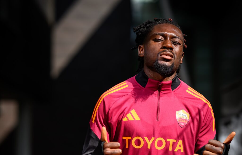 manu koné AS Roma Training Session