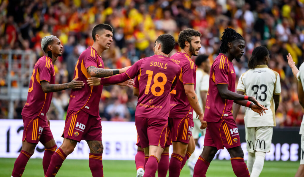 squadra RC Lens v AS Roma  - Friendly Match 2025