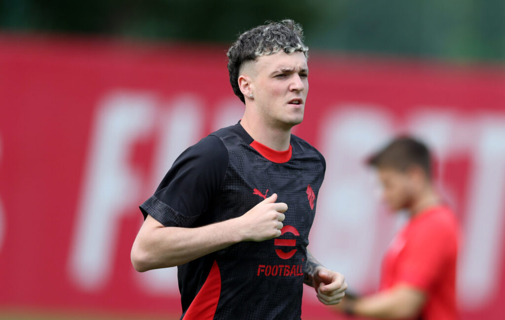 jimenez AC Milan Training Session