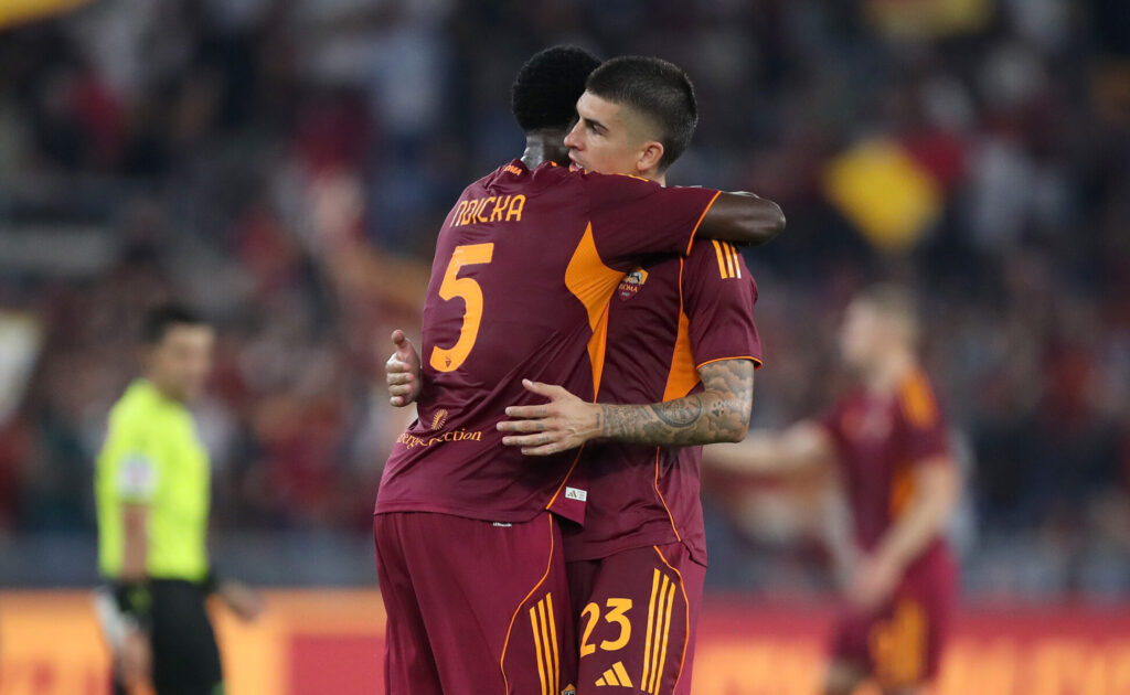 Mancini Ndicka AS Roma v Bologna FC 1909 - Serie A