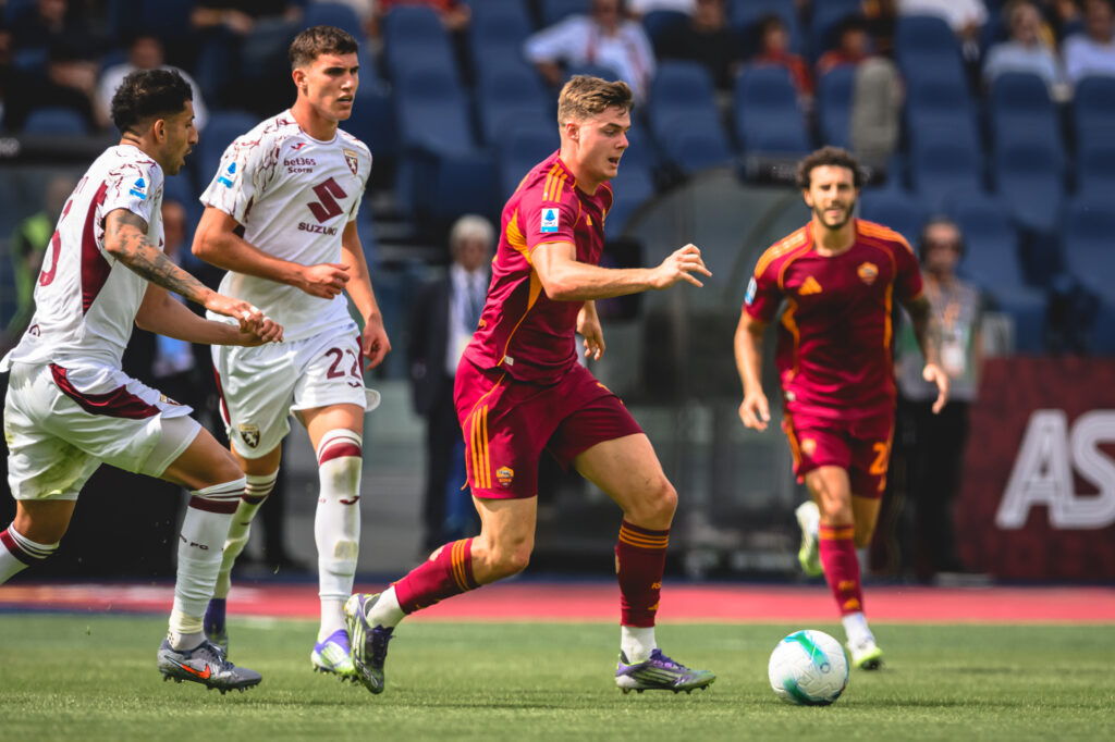 Evan Ferguson AS Roma v Torino FC - Serie A