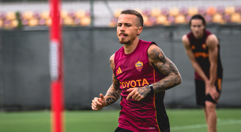Angelino AS Roma Training Session