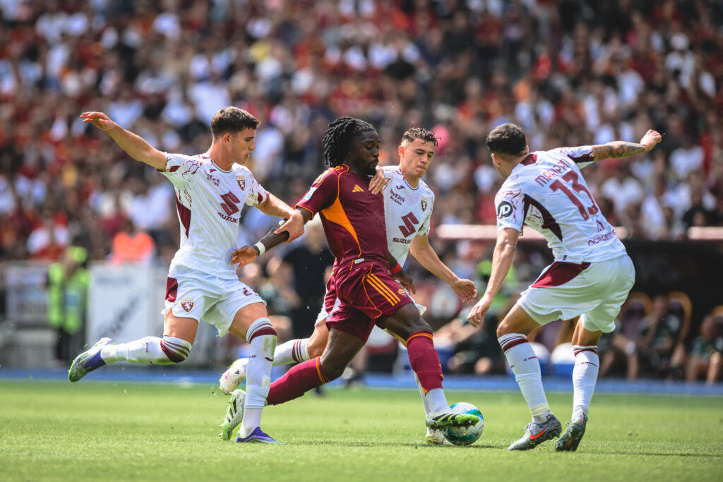 Manu Kone AS Roma v Torino FC - Serie A