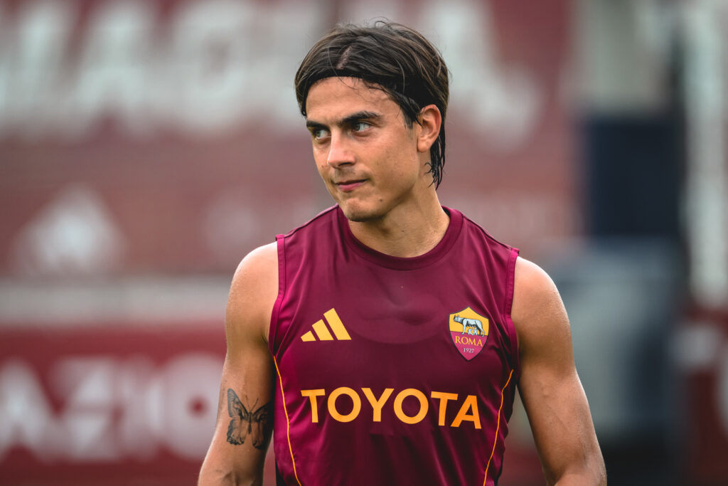 dybala AS Roma Training Session