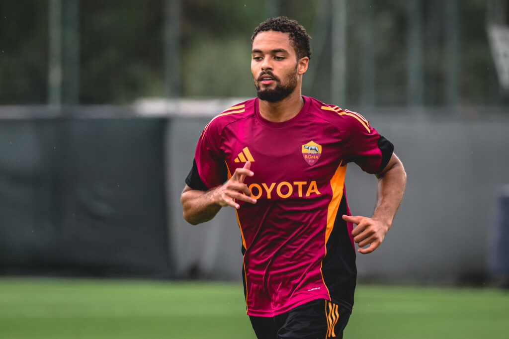 rensch AS Roma Training Session