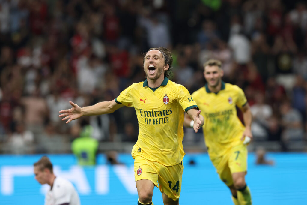 modric AC Milan v Bologna FC 1909 - Serie A