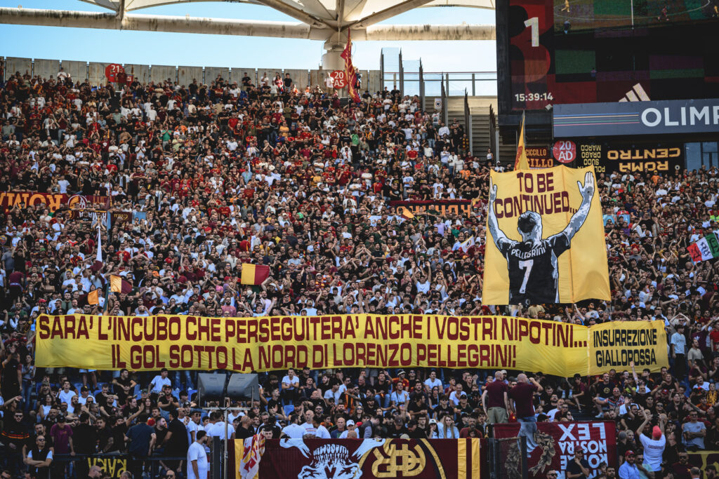 Tifosi AS Roma v Hellas Verona FC - Serie A