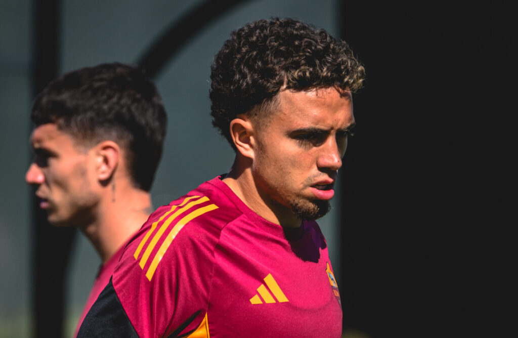 El Aynaoui AS Roma Training Session