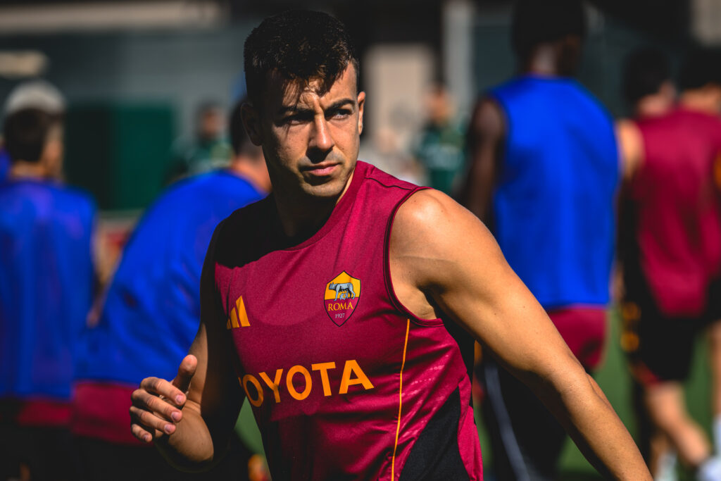 El Shaarawy AS Roma Training Session