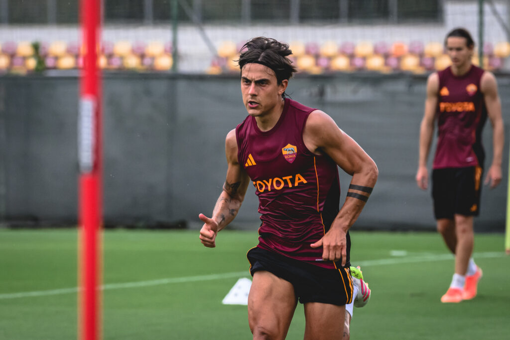 dybala AS Roma Training Session
