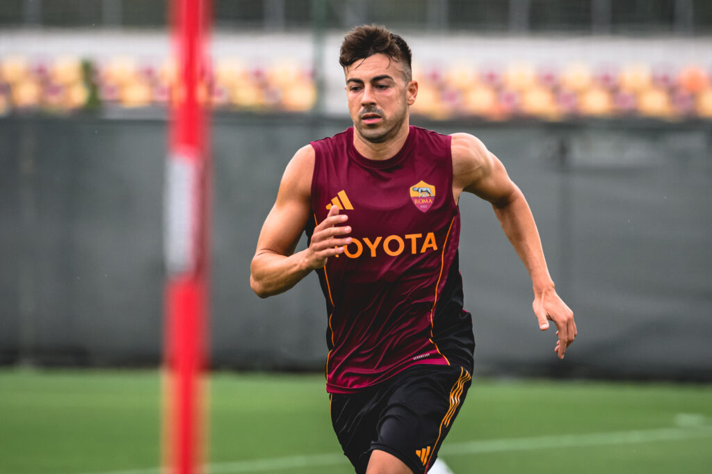 El Shaarawy AS Roma Training Session