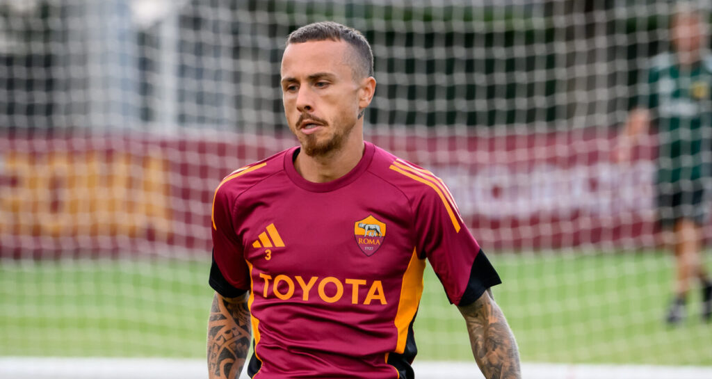 Angelino AS Roma Training Session - UEFA Europa League 2025/26 League Phase MD2