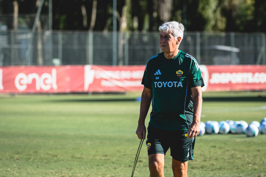 gasperini AS Roma Training Session