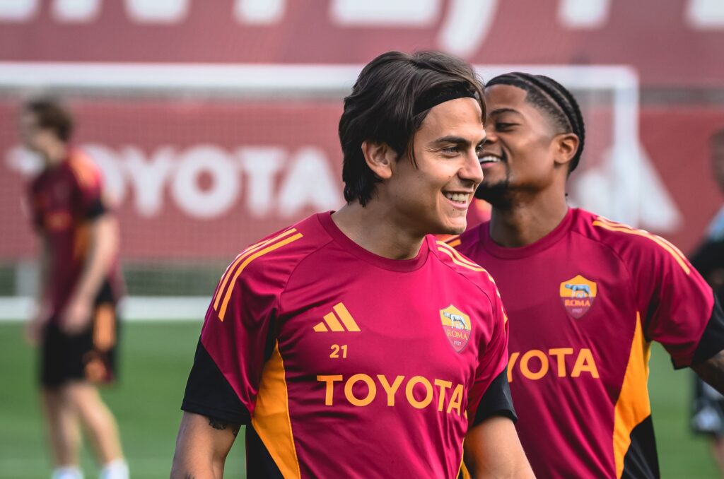 dybala AS Roma Training Session