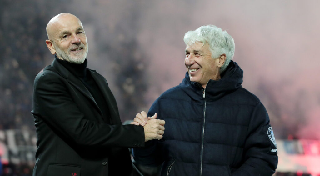 gasperini pioli Atalanta BC v AC Milan - Serie A TIM