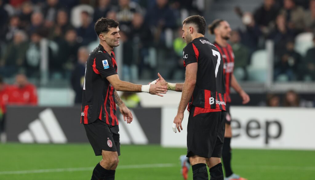 pulisic gimenez Juventus FC v AC Milan - Serie A