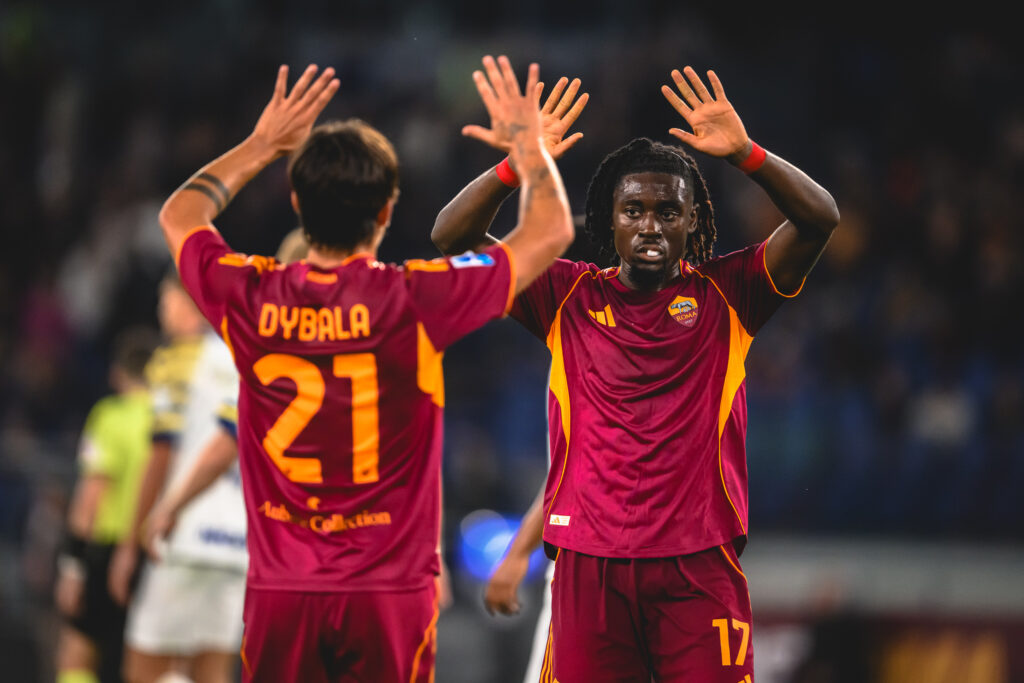 Dybala Kone AS Roma v Parma Calcio 1913 - Serie A