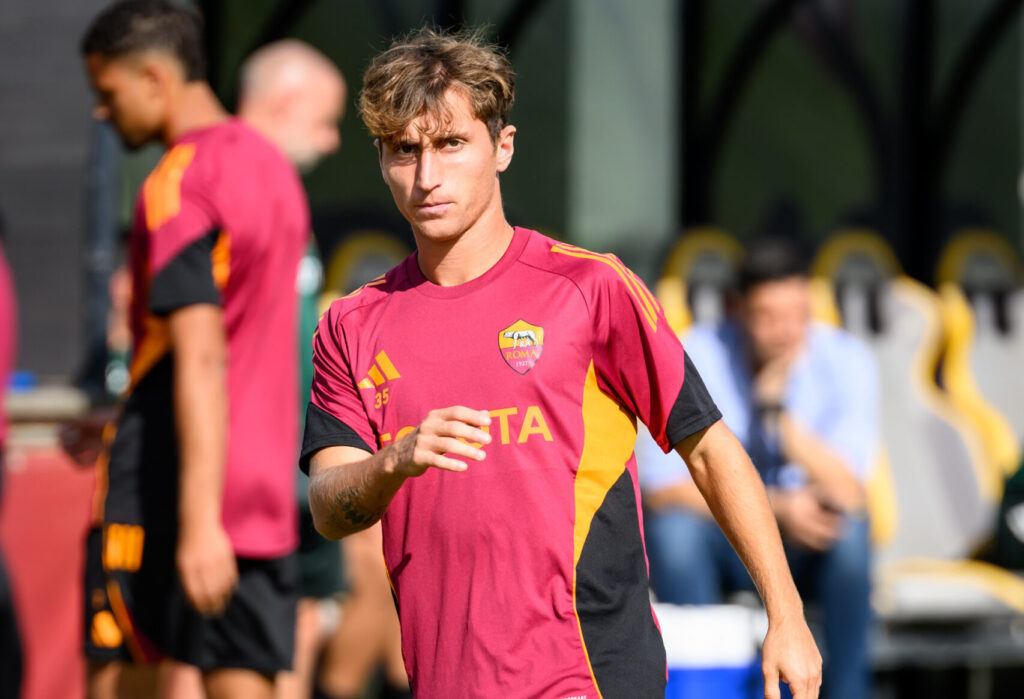 Baldanzi AS Roma Training Session - UEFA Europa League 2025/26 League Phase MD2