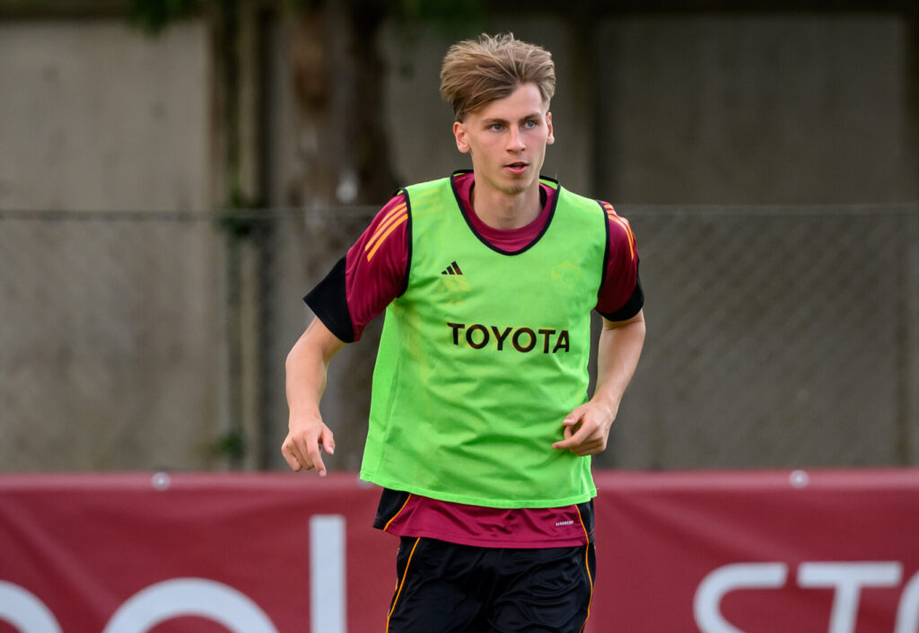 Ziolkowski AS Roma Training Session - UEFA Europa League 2025/26 League Phase MD2