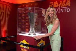 lorella cuccarini AS Roma Olimpico Stadium Tour